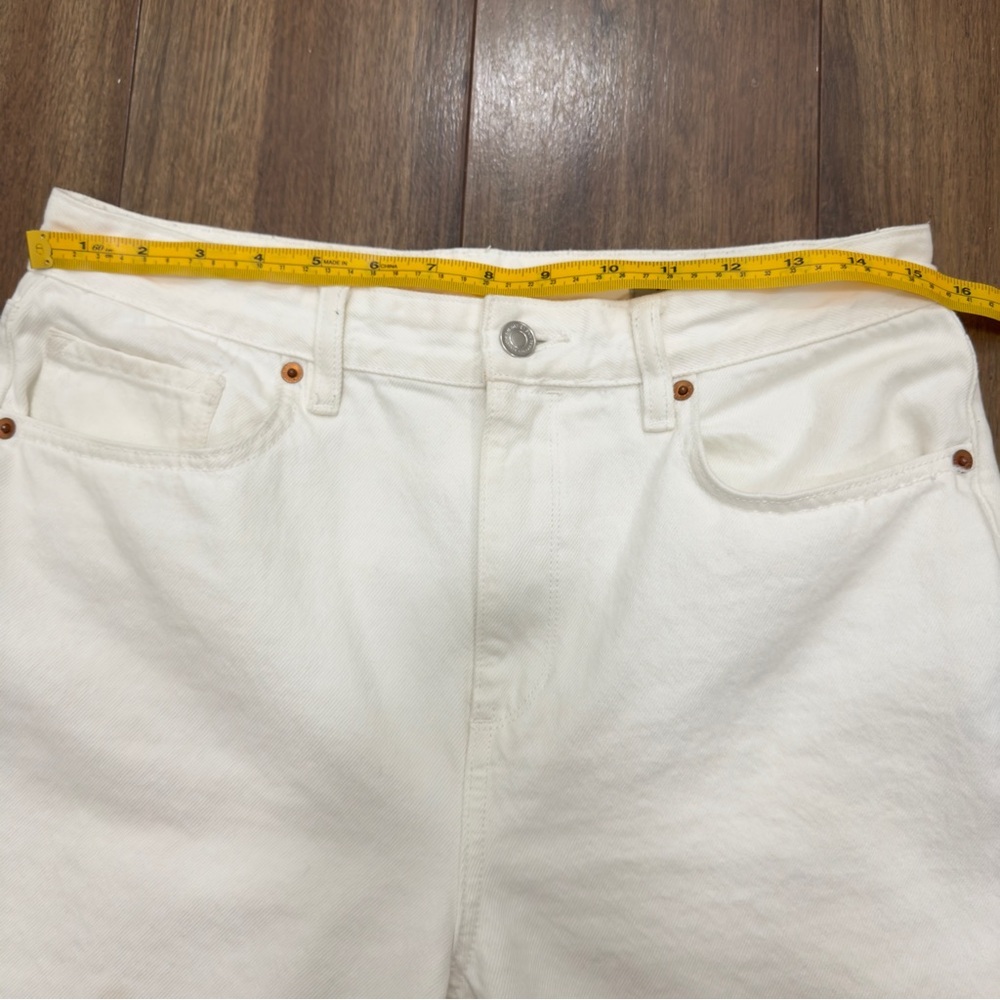 AllSaints Jeans women’s 100% cotton non stretchy Jayce White Denim size 28 - Picture 7 of 13